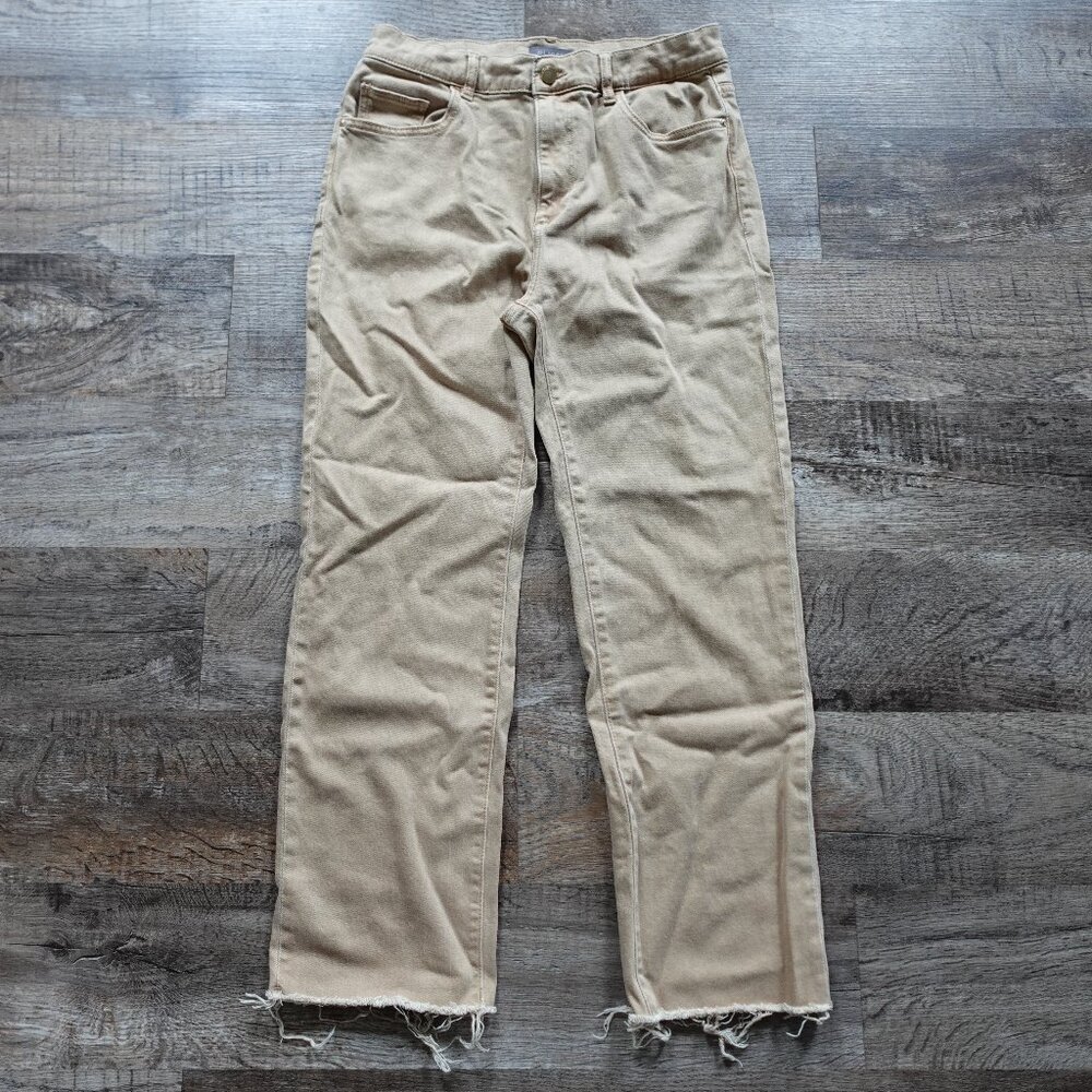 DL1961 jeans Patti Straight high rise vintage ankle women's 29 tan